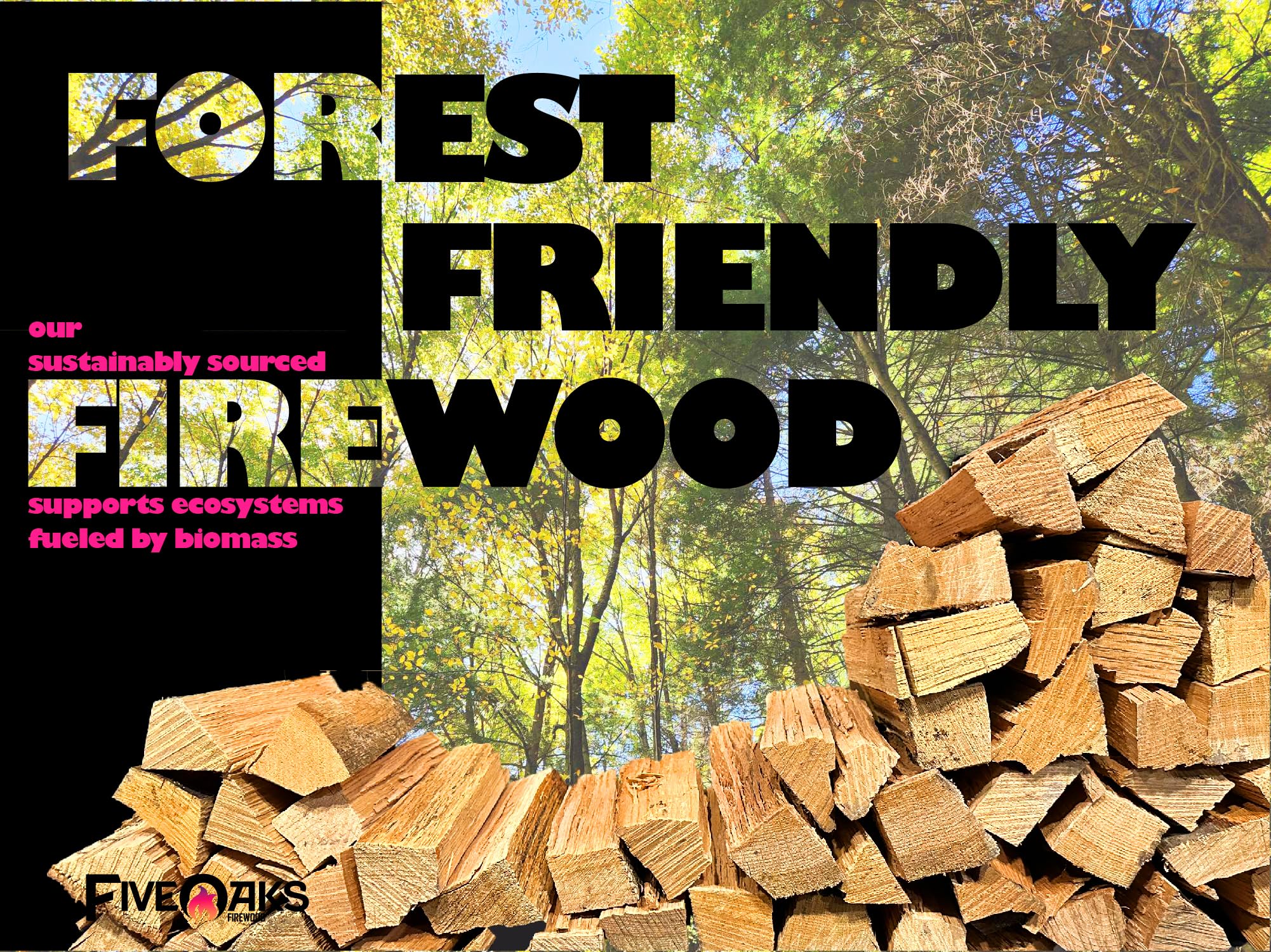 Amazon.com : FiveOaks Firewood Pizza Oven Wood Kiln Dried Mini